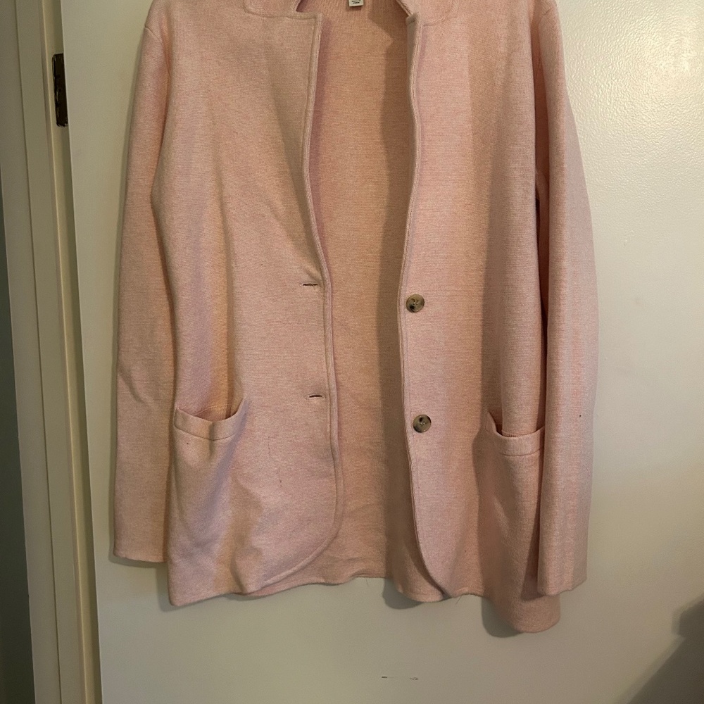 COPY - Pink jcrew sweater blazer